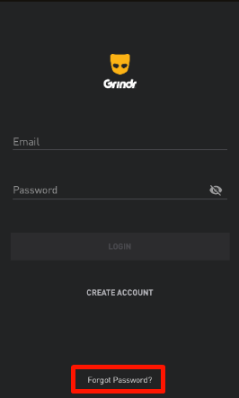 grindr email login